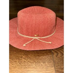 Kooringal Wide Brim Rancher-Style Sun Hat Safari Hat Salmon Coral OSFM 58 CM